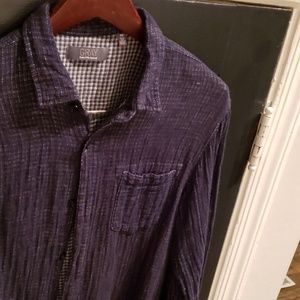 Mens button up Saks Fifth Avenue Grey Label